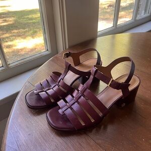 Tory Burch Women's Burgundy Sandals